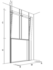 вертикальный подъем (VL)секционных ворот